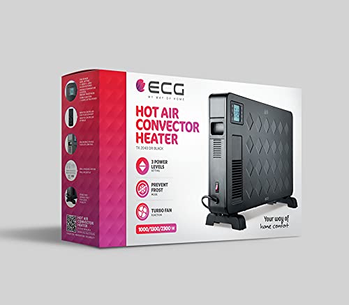 ECG TK 2040 DR zwart verwarmingsconvector, zwart - Image 6