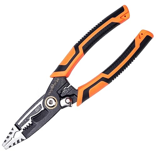 VANJOIN 7-IN-1 Wire Stripper Tool, Wire Stripper Cutters, Wire Stripper Crimper Pliers...