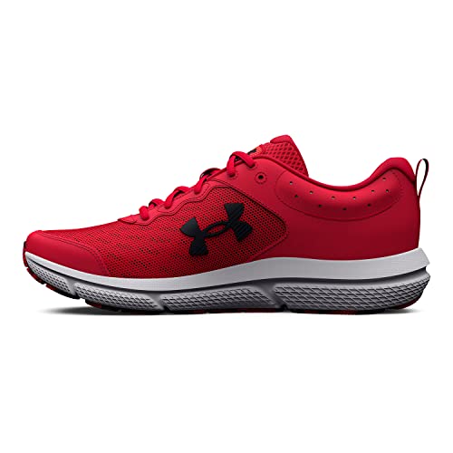 Under Armour Men's Charged Assert 10 Shoes, (600) Red/Red/Black, 9