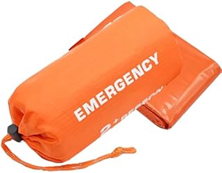 Śpiwór awaryjny, śpiwór survivalowy wielokrotnego użytku koc awaryjny z wodoodpornym śpiworem survivalowym, przenośny worek na kemping, wędrówki