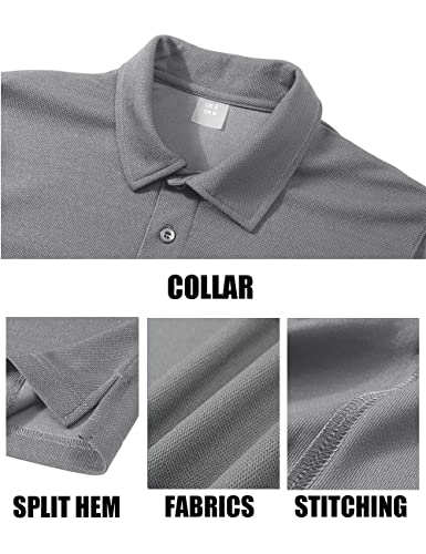 Faskunoie Mens Tactical T Shirts Military Trainning Shirts For Men With Shorts Sleeve Utility Tees Army Green #TOP4