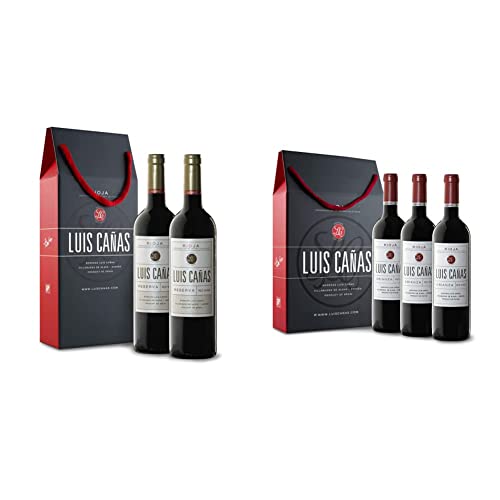 Luis Cañas Reserva Vino Tinto Estuche 2 Botellas - 750 Ml Luis Cañas Crianza Vino Tinto Estuche 3 Botellas - 750 Ml Luis Cañas Reserva Vino Tinto Estuche 2 Botellas - 750 Ml Luis Cañas Crianza Vino Tinto Estuche 3 Botellas - 750 Ml