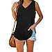 zhaojiexiaodian Donna Sportive Canotta,Racerback Tank Top,Maglie sportive senza maniche da donna,gilet smanicato,Running Vest Yoga Wear ,Fitness Sport Palestra T-Shirt (nero, L, l)