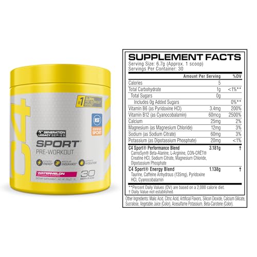 C4 Sport Pre Workout Powder