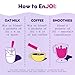 Instant Organic Oat Milk Powder, Unsweetened 10ct Carton by JOI - Dairy Free, Plant Based, Kosher, Shelf-Stable. Perfect for Smoothies, Protein Shakes, Overnight Oats. Tastes like Oats. Single Serve.