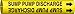 Brady 4137-A Bradysnap-On Pipe Marker, B-915, Black On Yellow Coiled Printed Plastic Sheet, Legend "Sump Pump Discharge"