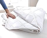 Snugglemore All Cotton 3 tog Duvet Quilt 100% Pure Natural Cotton Fill and Cover (Double)