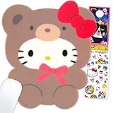 Tappetino per mouse con licenza ufficiale SANRIO Hello Kitty per tutti i fan, bambini e adulti. Il set include anche adesivi Hello Kitty e un segnalibro Hello Kitty.
