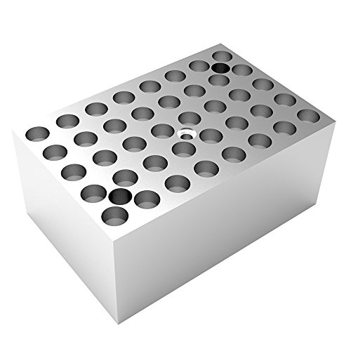 4E's USA Modular Blocks for Programmable Mini Dry Bath Incubator, 40 x 0.2ml Aluminum Dry Bath Heating Block for TC0401005/6 Machine