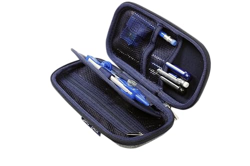 Image of DOMS E MECH GEOMETRY BOX AND DRAWING MATHEMATICAL INSTRUMENTS |12 INSTRUMENTS | TRENDY POUCH PACK