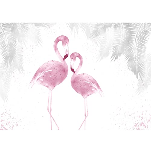 Runa Art Fototapete Flamingo Vogel 352 x 250 cm Vlies Tapeten XXL Moderne...
