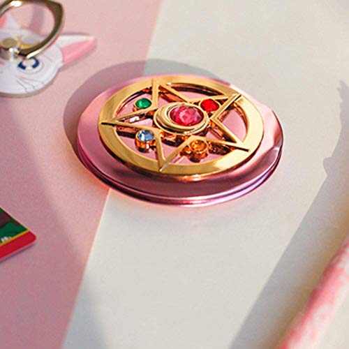 Makeup Compact Mirrors, Personal Makeup Mirror Portable Travel Handheld Foldable Double Sided Mirror #TOP6