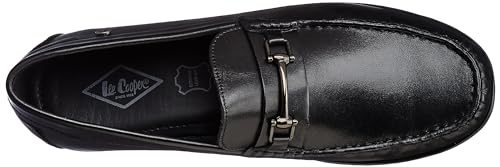 Image of Lee Cooper Men's LC7710D Black Formal Slip On Shoes 44EU