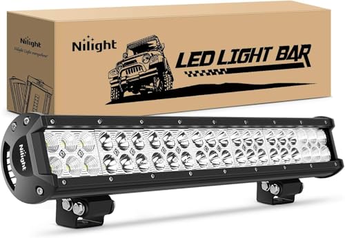 Nilight - 60005C-A 20Inch 126W Spot Flood Combo...
