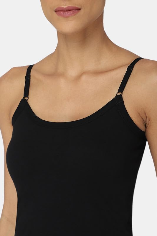 Image of Intimacy Cotton Camisole for Women with Adjustable Straps - Soft & Breathable Everyday Wear Slip for Women