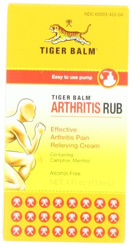 Tiger Balm Arthritis Rub, 4 Fluid Ounces (113 ml) (Pack of 2)