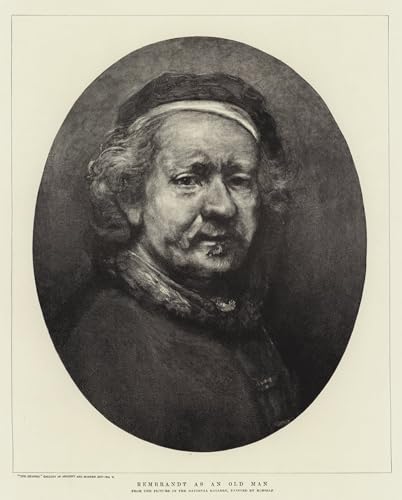 Cuadro de Rembrandt como un anciano, pintura en lienzo para transformar la pared del dormitorio