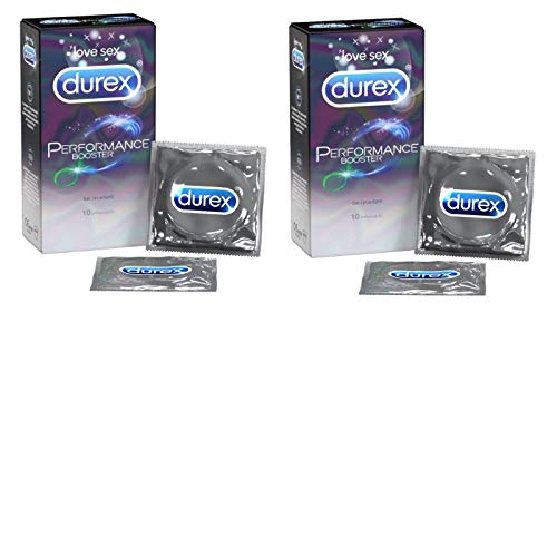 Durex Préservatif Performance Booster 10 Pièces lot de 2 (ADS)