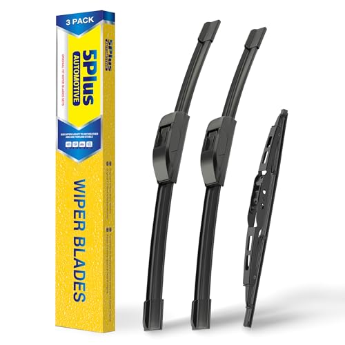 5 PLUS Windshield Wipers Replacement For 2007-2017 Jeep Compass Windshield Wipers, Original Equipment Automotive Replacement Windshield Wiper Blades 22