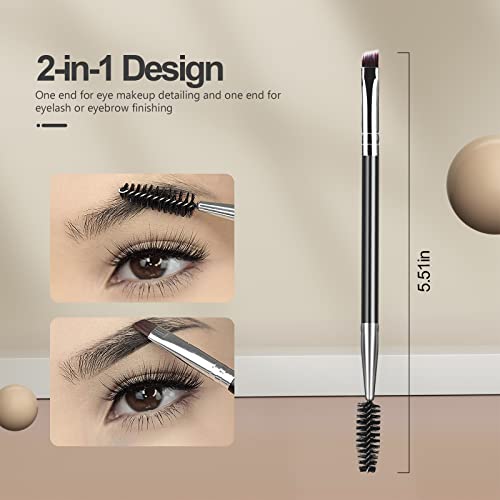 SWEET VIEW Eyebrow Brush Eyelash Separator Brow Comb & Lash Spoolie Professional Eye Makeup Tools (3 Pieces Set) - Thumbnail 5