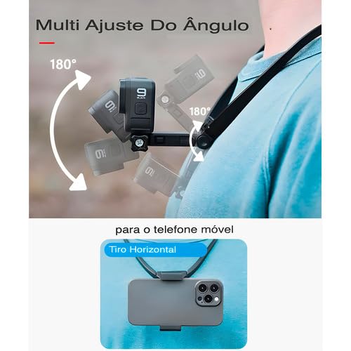 Suporte Celular Articulado De Pescoco Selfie Gopro Vlog