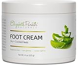 Foot Cream for Dry Cracked Feet and Heels - Anti Fungal Cream for Athletes Foot Treatment - Best Callus Remover for Feet with Shea Butter Aloe Vera & Coconut Oil - Fragrance Free & Non Greasy (4 oz)