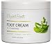 Organic Foot Cream for Dry Cracked Heels and Feet - Anti Fungal for Athletes Foot - Best Foot Callus Remover for Men and Women - Fragrance Free and Non Greasy