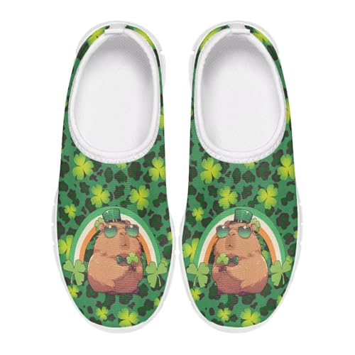 Doojoayie St. Patrick's Day Shoes for Girls Slip On Sneakers Better