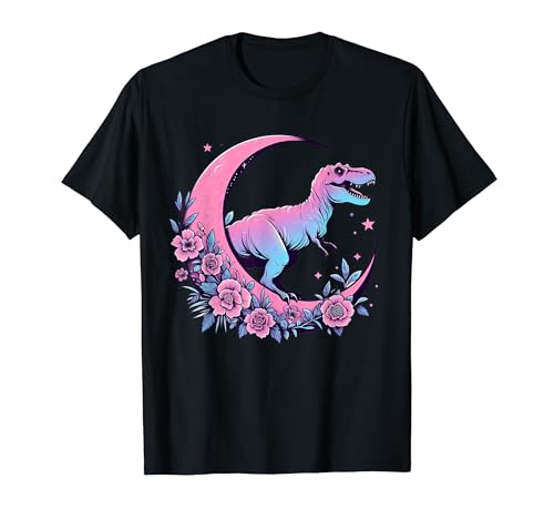 Pastel Goth T-Rex Kawaii Estética Espeluznante Dinosaurio Gótico Camiseta