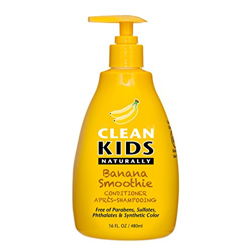 Clean Kids Naturally, Detangler, Banana Smoothie, 24oz.
