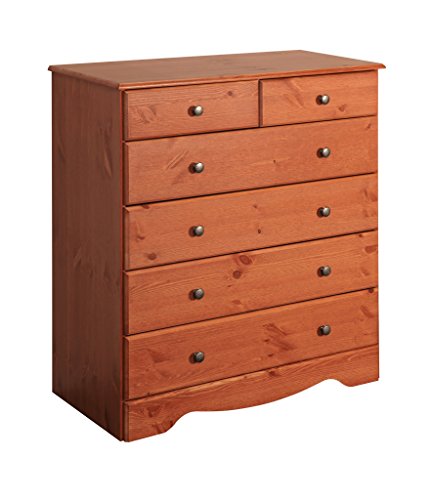 Steens Furniture Milford 4 + 2 cajones, Madera, Madera de Pino, Color marrón