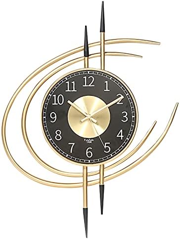 HORLOGES MURALES RONDES Modernes Silencieuses et Sans Tic-Tac de 6