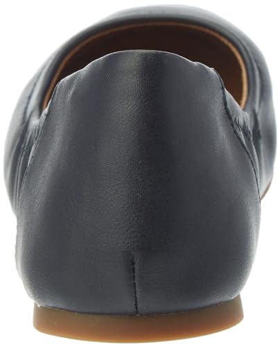 Amazon Essentials Damen Ballerinas Belice Zum Hineinschlüpfen, Marineblau Kunstleder, 41 EU