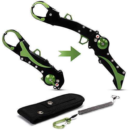Agarre de agarre de labios plegable para pesca fluvial y kayak con accesorio de control portátil