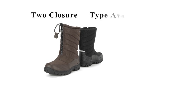 Men\'s Waterproof Insulated Snow Boots Pull On Mid Calf Leather Amazon.com | mysoft Men main image 2