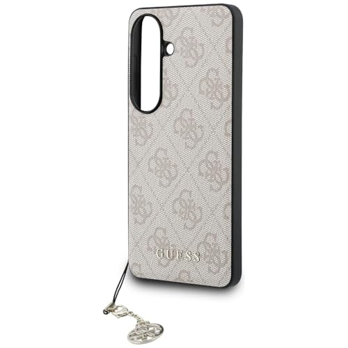 Coque Samsung Galaxy S26 Guess rose avec logo classique haute finition