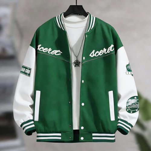 Veste de baseball homme vintage style bomber américain - 3