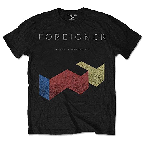 Foreigner - T-Shirt Agent Provocateur - Adulte (S) (Noir)