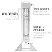 VASNER HeatTower Wärmestrahler – Infrarot Standheizstrahler 2500 Watt - Heizstrahler Terrasse elektrisch 4 Heizstufen - Elektro Heizstrahler Outdoor - Terrassenstrahler Infrarot inkl. Fernbedienung