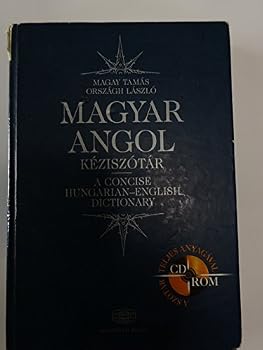 Hardcover Magyar-Angol Dictionary Book