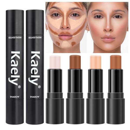 evpct 4 Colors Contour Stick Makeup Set Concealer Stick Cream
