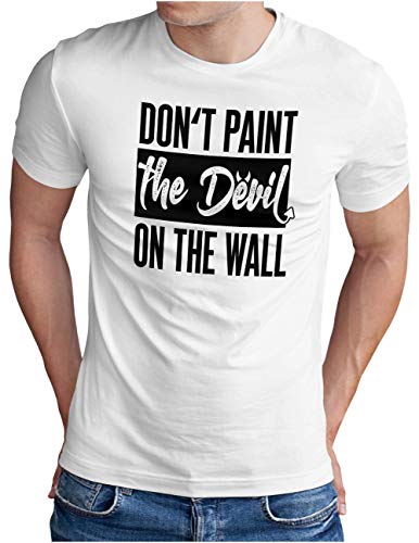 T-shirt Bad English homme blanc grand format 4XL coton confortable