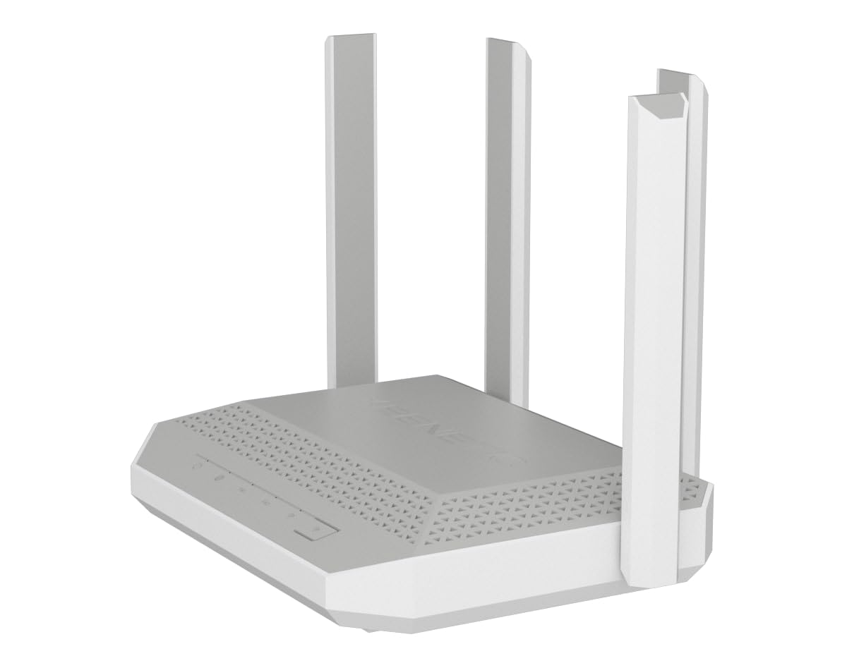 Keenetic Titan (KN-1812) Router multigigabit Wi-Fi 7 Mesh BE7200 con un Smart Switch 1x10G, 1x2,5G y 4x1G, Puertos USB 3.2 y USB 2.0 multifunción