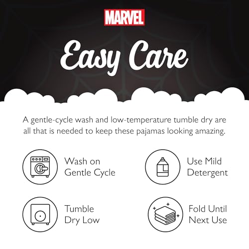 Image of Marvel Boys' 2-piece Snug-fit Cotton Matching Holiday Pajama Set, Soft & Cute for Kids