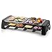 Produktbild DOMO DO9190G Steingrill/Raclette-Grill - Inklusive Raclettepfännchen und Holzspatel - 8 P - 1200 W