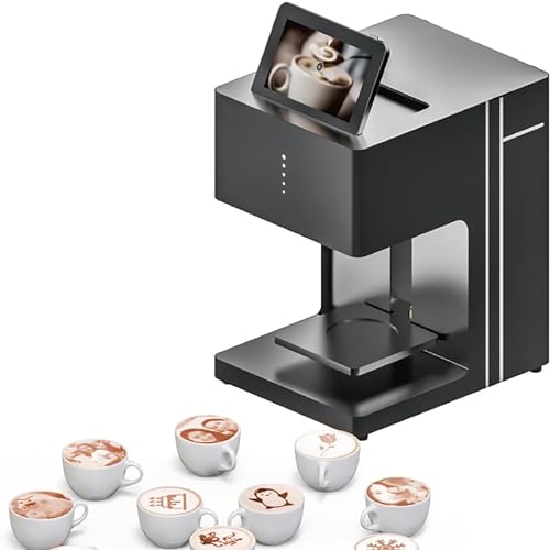 Macchina della stampante di arte del caffè del latte 3D con connessione WIFI, touch screen per la decorazione fai da te in caffetterie