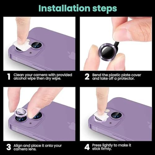 Image of Camera Glass Ring Lens Protector For Realme 15 Pro 5G, 9H Hardness,Full Coverage Camera Metal Ring Ultra-Thin /Clear /Black [Pack Of 1]