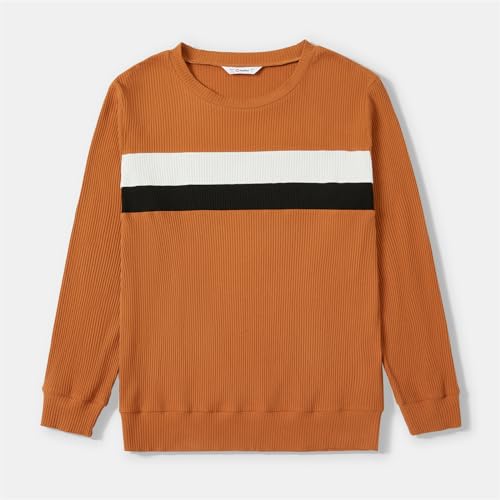 PATPAT Family Matching Outfits Fall Winter Cotton Long Sleeve Bodycon Dresses and Sweatshirts Tops Sets4