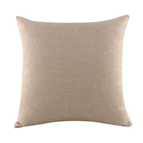 Image of Home-The Best is for You Floral Printed and Embroidered Cushion Cover 16 Inch X 16 Inch Pack of 1 (White::Green::Orange, 1, Polyester)