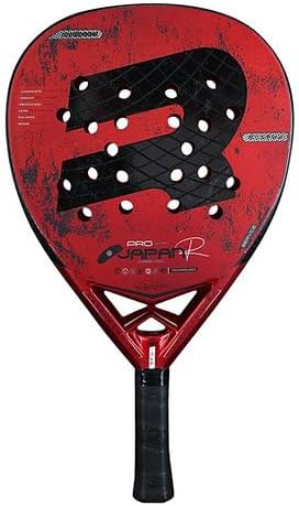 Royal Padel Japan Pro Red Padel Racket – Diamond Shape, High Balance, Soft Core Feel, 3D Rough Surface for Spin & Power – Advanced & Competitive Intermediate Players